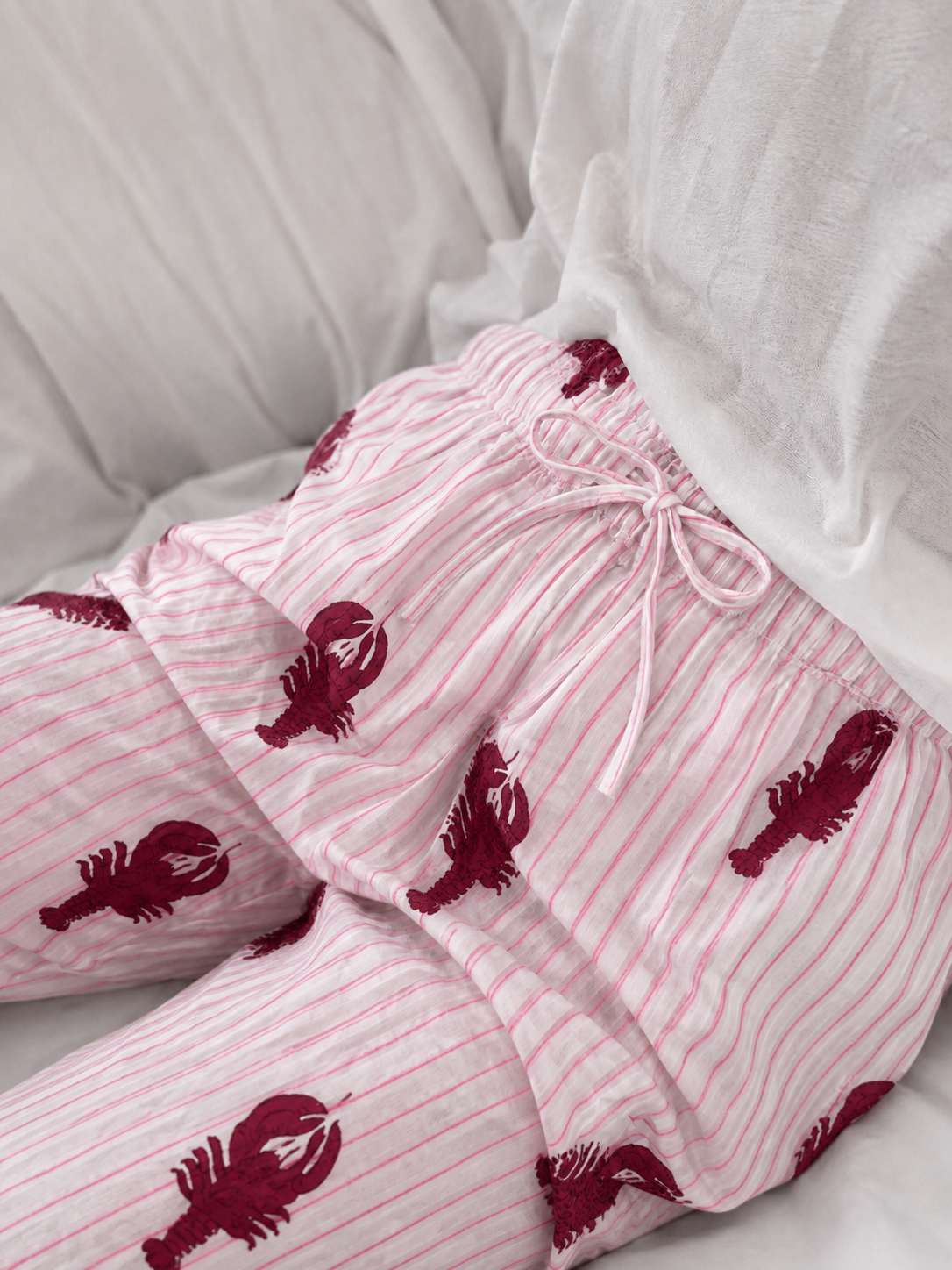Pink Lobster Lounge Pyjama - Image 5