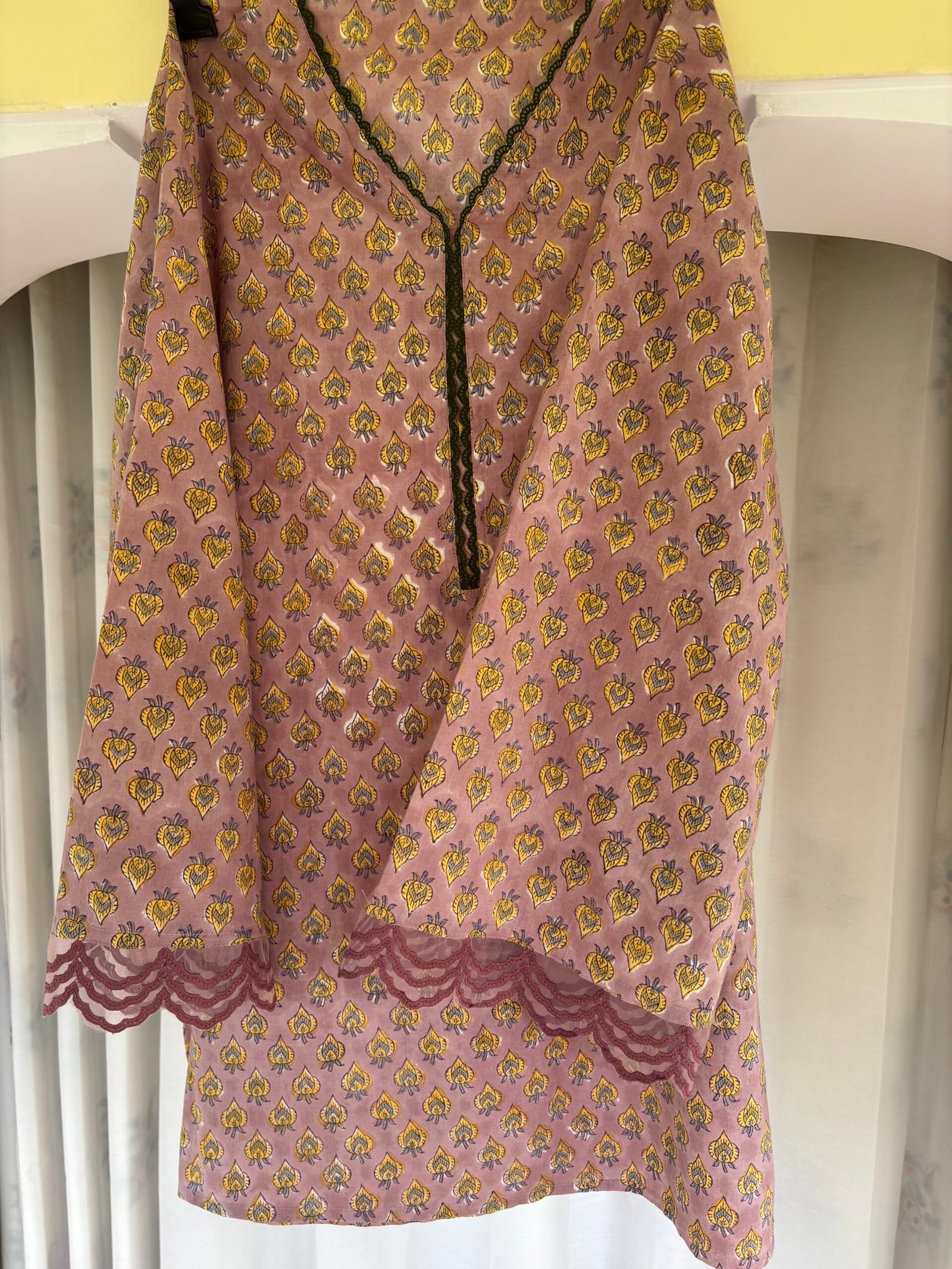 Gulbahar Kurta with Farshi salwar - Image 6