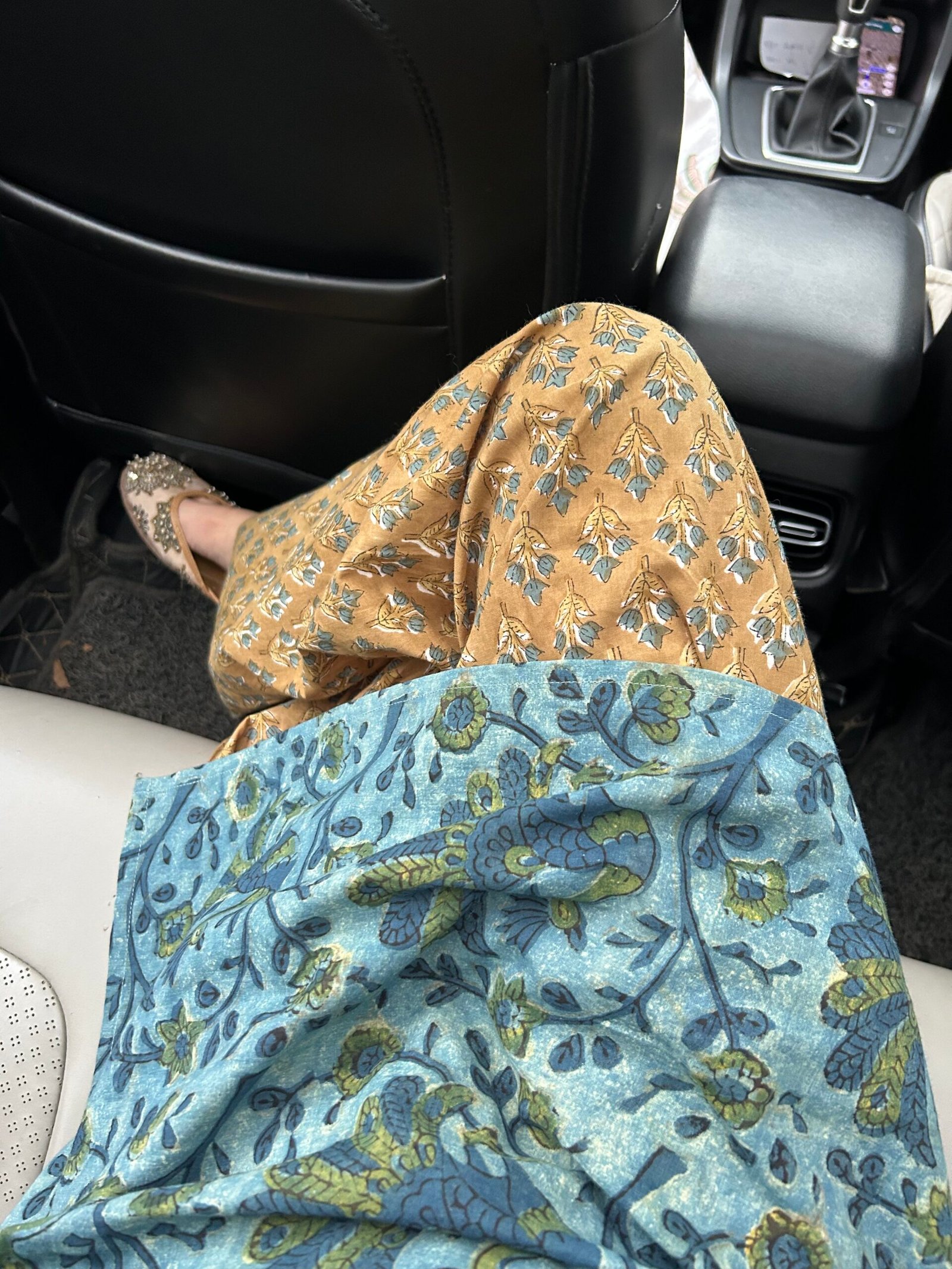Morni Set – Vanaspati Hand Block Printed Kurti with Farshi Salwar - Image 4