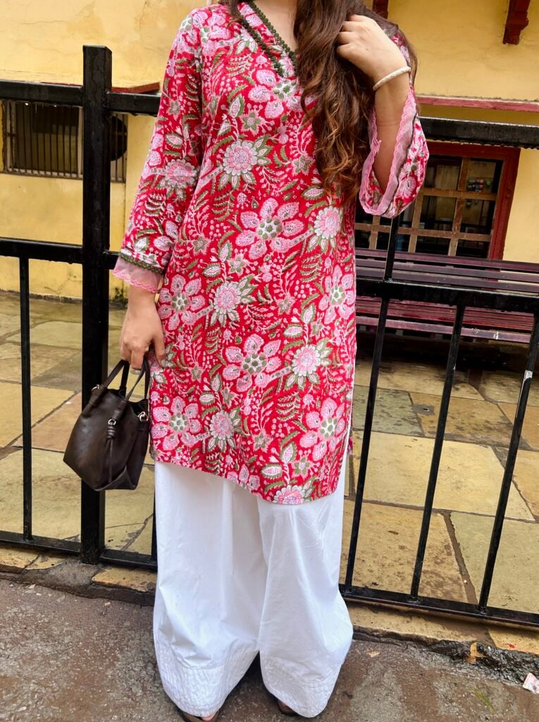 Cherry Bloom Kurti